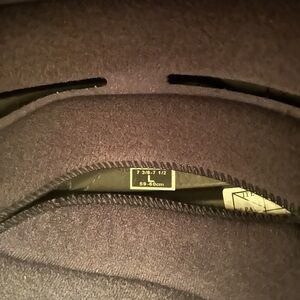 Red and black Suzuki helmet